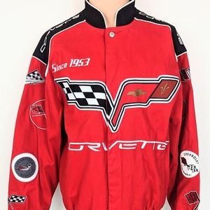 Chevy Corvette Racing JH Design Jacket Patch 1978 Red sz Small